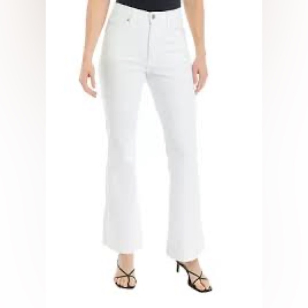 DKNY JEANS| High Rise Flare Tall Leg Jeans with Mid-High Rise